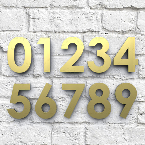 Pojedinačni brojevi za kuću Modern v2